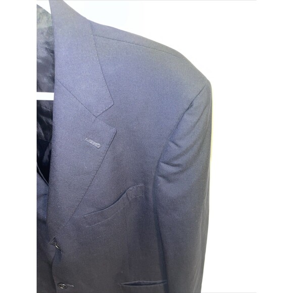 Daniel Cremieux Men’s Dress Blazer Size 42R Black Ing Loro Piana Business Formal - Picture 5 of 12